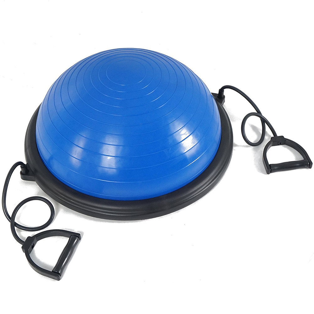 Шарик тренировки PVC Antiburst половинный круглый, нетоксический Semi шарик спортзала круга